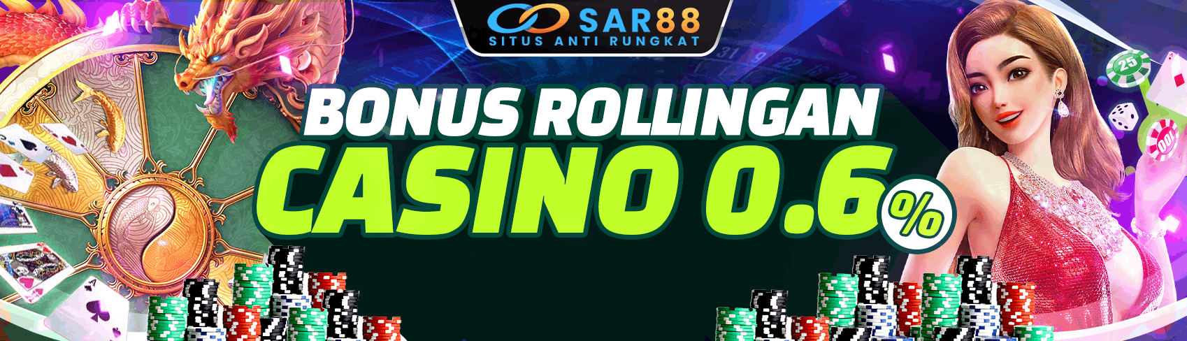 Bonus Rollingan Casino 0.6%