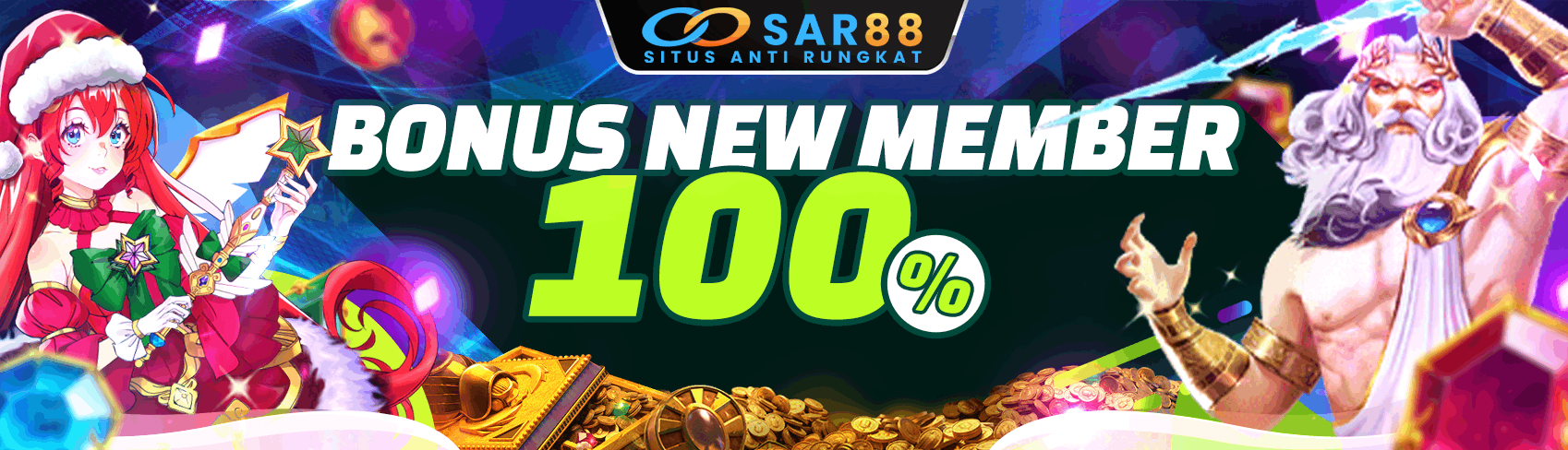 Bonus New Member 100%